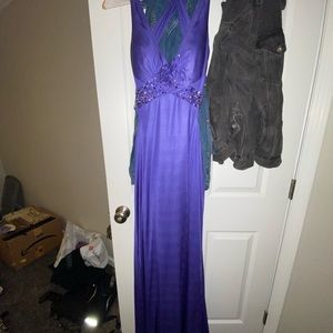 Halter top prom dress